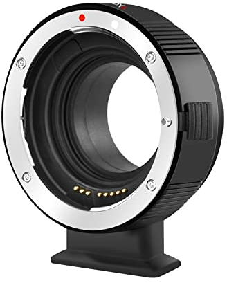 7artisans EF-EOS M Objektivadapter Autofokus Objektiv Speedbooster Konverter Ring kompatibel für Canon EF/EF-M Objektiv und Canon EOS M-Mount Kamera für Canon M1, M6, M10, M50, M100