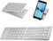 Foldable Bluetooth Keyboard, Portable Rechargeable Pocket-Sized Wireless Keyboard with Protective Case, Magnetic Folding for Android, iOS, Windows Tablets, PC, Pad/Phone