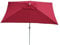 Mendler Sombrilla Paraguas N23AM para jardín, 2 x 3 m, rectangular, de poliéster/aluminio, 4,5 kg, burdeos