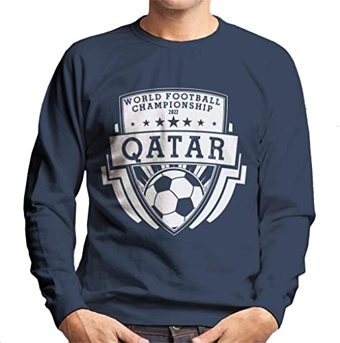 All+Every Qatar World Football Shield Men's Sweatshirt