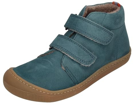 Koel Nubuk Lederschuhe in Türkis Matt mit Wollfuttter Barfußschuhe breitere Leiste Don 07M002.233