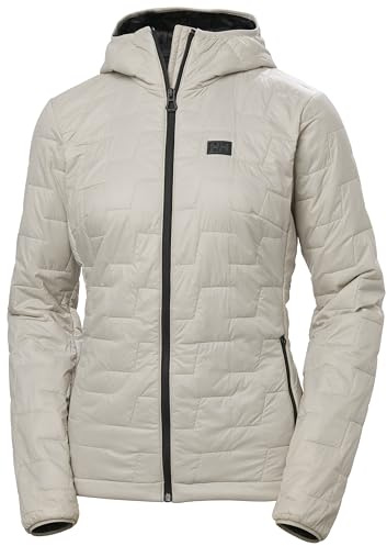 Helly Hansen Women's W Lifaloft Hooded Ins Jkt, Mellow Grey, S