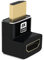 AIYEEN Accoppiatore HDMI 8K, 90 e 270 Gradi Angolo HDMI Extender Connettore Accoppiatore Maschio a Femmina Extender per HDTV, PC, Monitor