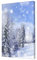 SUAQUE Winterlandschaft Premium Leinwand Randlos Dekorative Malerei 12x18 In, Ölgemälde Für Wohnzimmer, Schlafzimmer, Büro