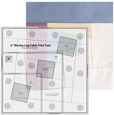 Waaka Quilt-lineal Patchwork Lineal Grids Wonky Log Cabin Trim Tool Quilting Vorlage Patchwork Lineal, Nähen Lineal, Nählineal, Zum Zeichnen, Basteln, Nähprojekte Und Heimwerken, Quiltzubehör