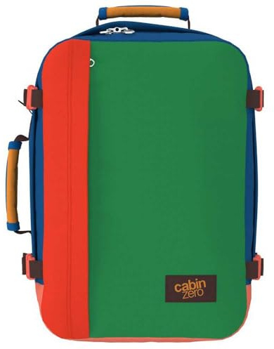 CABINZERO CLASSIC BACKPACK 36L, UNISEX ADULTS Backpack, TROPICAL BLOCKS, 30x44x19 -
