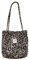 Anopo Cord Taschen Damen Groß Tote Bag mit Innertaschen Lässige Handtasche Umhängetasche Shopper Fashion Stofftasche für Alltag Büro Schulausflug Einkauf Grauer Leopard