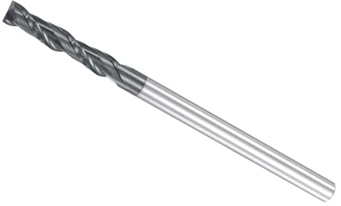 CoCud Fresas de Extremo de Nariz Cuadrada, Corte de 6 mm x 30 mm, Vástago de 6 mm, Recubrimiento de Altin, Carburo P05 de 2 Flautas para Fresadoras CNC