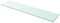 BaraSh Regalboden Glas Transparent 110 cm x 25 cm Glasplatte Nach Maß Glasplatte