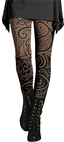 HOOUDO Karneval Kostüm Damen Hosen Leggings Shape Thermo Leggins Frauen Sport Schwarz Winter Softshellhose Warehouse Amazon Warehouse Deals Open Box Deals