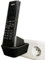 edaltec® Halterung für Fritz!Fon X6 AVM | Steckdosenhalterung ohne Bohren | DECT Telefon Wandhalterung & Zubehör | Platzsparender Telefonhalter mit Kabelmanagement | Zubehör für Fritz!Fon X6 | Schwarz