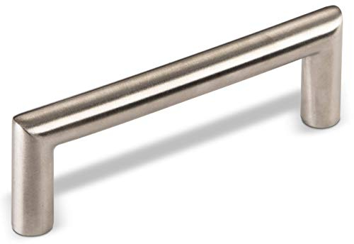 SOTECH 10 Stück Möbelgriffe Schubladengriffe E11 echt Edelstahlrohr BA 96 mm Schrankgriffe