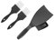 HONMEET 1juego Kit De Herramientas Para Teñir El Cabello Incluye Tabla De Tinte y Brochas De Color Set Reutilizable Para Uso Profesional y Diy Color Negro