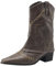 Generico Stivali Camperos Donna Invernali Texani Tronchetti Tacco Medio Alti Boots a Metà Polpaccio Indianini Scarponcino da Cowboy Cowgirl Con Cerniera