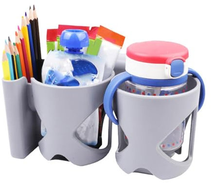 Porte-téléphone et porte-gobelet, porte-gobelet pour enfant pour siège auto et poussette, support de téléphone portable multifonctionnel pour sièges auto convertibles, poussette, fauteuil roulant et s