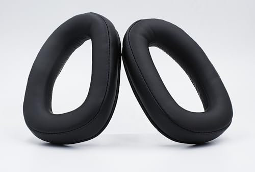 Xinyuekj Replacement Ear Pads are Made of Protein Leather and Memory Foam Sponge, Compatible with Sennheiser GSP 300/GSP 301/GSP 302/GSP 303/GSP 350 Earphones (Black)