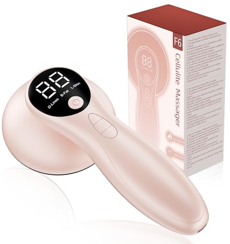 Masajeador Anticelulítico Elettrico, Eficacia Clínicamente, Masajeador Anticelulítico Reductor para Mujeres y Hombres para Levantar, Tensar y Masajear la Piel (Oro Rosa)
