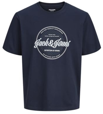 JACK & JONES Jjedover Denim Tee Ss O-Neck Noos