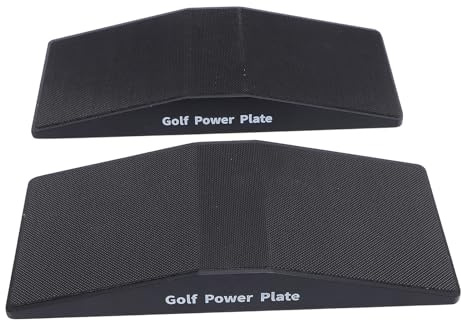 Alomejor Swing Power Plates, Rubber Weight Balance Board for Swing Training Aid Men Women Full Swings