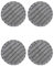 Pizgear Chiffon de vadrouille rayé, for Dyson, for aspirateur V7 V8 V10 V11, Brosse de Sol motorisée électrique Humide et sèche, pièces de Rechange Remplacement du Tampon du Robot serpillière(4pcs)