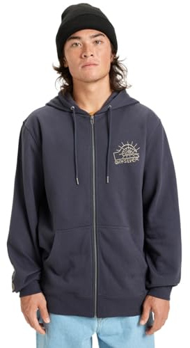 Quiksilver GraphicZip - Zip-Hoodie - L - Schwarz.