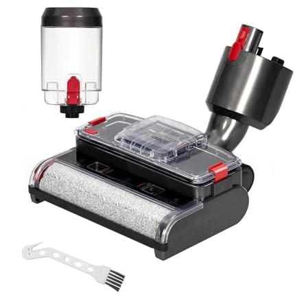 Tête De Nettoyage Électrique Humide Et Sèche Compatible Avec Les Aspirateurs Dyson V15, V8, V7, V10 Et V11, Brosse Rotative De Nettoyage Automatique For Sols Durs