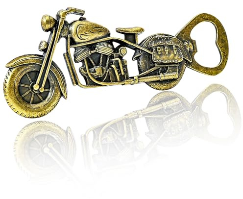 Geschenke für Männer Motorrad Flaschenöffner Bieröffner Personalisiert Retro Bier öffner Tragbare Lustige Gadget Geschenk für ihn Vater Ehemann Opa Freund Weihnachten Vatertag Geburtstag Valentinstag
