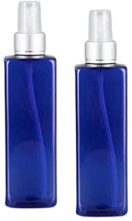 Gcljlmy 2 piezas 250 ml pulverizador botellas pulverizador pulverizador bomba atomizador, color azul