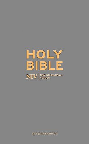 NIV Pocket Charcoal Soft-tone Bible with Zip (New International Version)