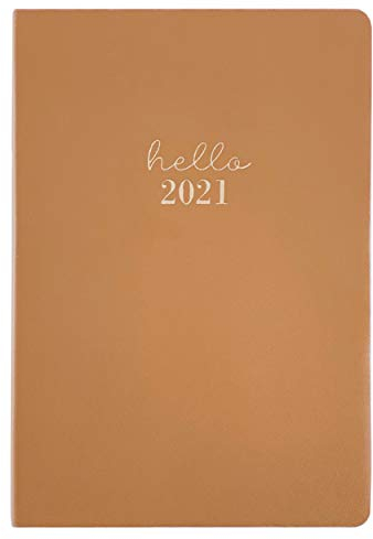 Brown Hello 2021 Planner