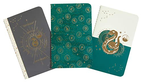 Harry Potter: Slytherin Constellation Sewn Pocket Notebook Collection (Set of 3) (Harry Potter: Constellation)