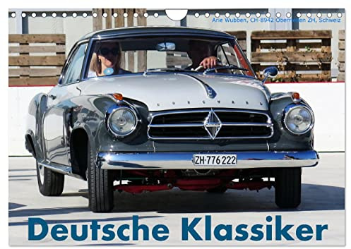 Deutsche Klassiker (Wandkalender 2026 DIN A4 quer), CALVENDO Monatskalender: Deutschland hat zweifellos hervorragende Autos produziert. Hier eine Auswahl! (CALVENDO Mobilitaet)