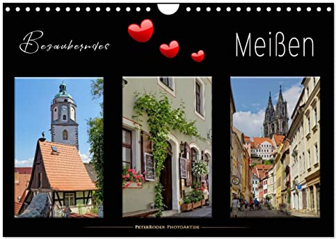 Bezauberndes Meißen (Wandkalender 2026 DIN A4 quer), CALVENDO Monatskalender: Meißen, zauberhafte Stadt an der Elbe. (CALVENDO Orte)