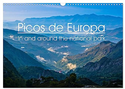 Picos de Europa - In and around the national park (Wall Calendar 2026 DIN A3 Landscape), CALVENDO 12 Month Wall Calendar: Lush and craggy at the same ... park in Northern Spain (CALVENDO Places)