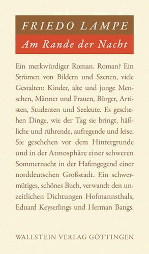 Am Rande der Nacht: Roman