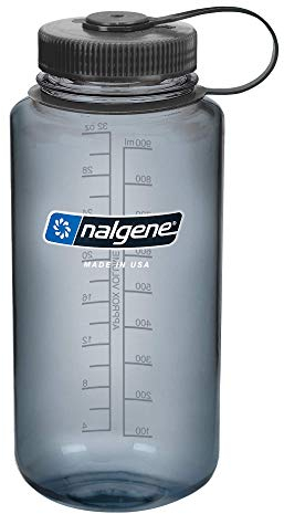Nalgene Trinkflasche Wide Mouth 1 L, Grau, 682009-0070