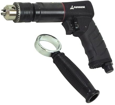 Airbase by EMAX EATDR03S1P Industrial Reversible Air Drill, 3/8