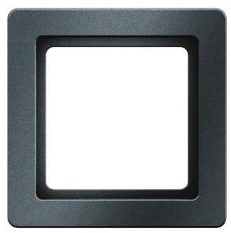 Hager Q.1 – Rahmen 1 Element anthrazit Velours