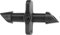 Antelco 4mm Straight Hypodermic Joiner/Connector for 4mm Irrigation/Hydroponics Pipe, Pack of 10