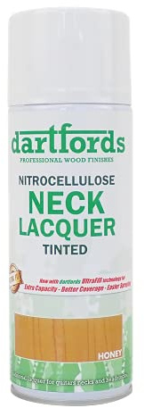 dartfords FS7141 Honey Nitrocellulose Guitar Neck Lacquer 400ml Aerosol