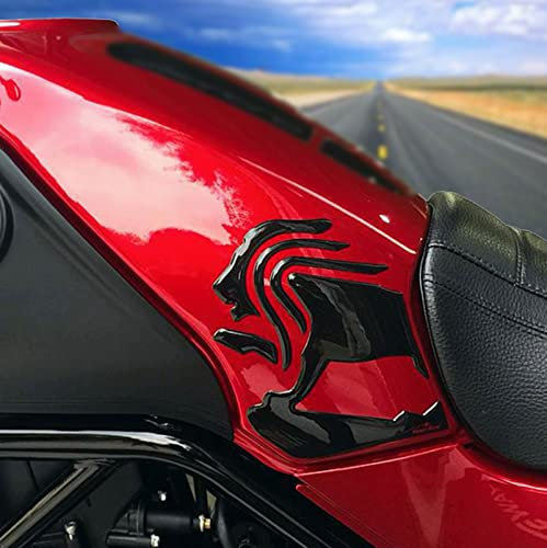 Resin Bike Adesivi Moto Compatibile con Benelli Leoncino 500 e Trail 500 2017-2020. Protezioni Laterali Serbatoio da Urti e Graffi. Coppia Adesivi 3D Resinati - Nero Lucido