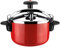 Magefesa Castell - Autocuiseur Traditionnel Rouge 4L, Acier Inoxydable 18/10, Toutes les Cuisinières, Induction Totale, Cuisine Saine, Bouton Rotatif