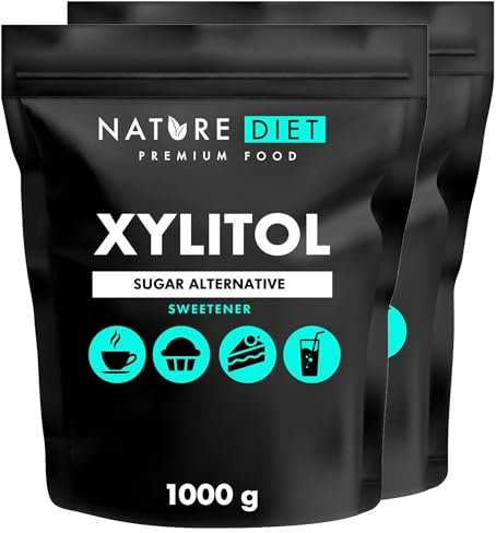 Nature Diet Xylitol, 2 x 1000 g | 100% natürlicher Ursprung | 100% | Maiszucker