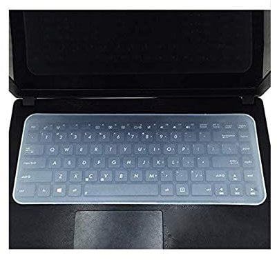 Brussels08 Universal Ultra Thin Silicone Laptop Keyboard Cover Skin Protector Waterproof Dust-proof Notebook Keyboard Protector Cover Film 15-17 inch