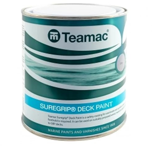 5 Litre Teamac SureGrip Anti-Slip Deck Paint - (White)
