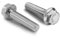 M8-1,25 x 20 mm Flanschschrauben Flansch Sechskantschrauben, Schraube, DIN 6921, Edelstahl 18-8 (304), einfarbig, Vollgewinde, 10 Stück