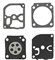 GREENSTAR - Kit Membrane E Guarnizioni Carburatore - Adattabile ZAMA Per Carburatore C1Q Montato su STIHL FS38, FS45, FS46, FS450, FS85, FS108, FS106 e BG75
