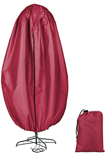 SMLJFO Upright Christmas Tree Storage Bag with Drawstring Fits Up to 9ft Tree, Waterproof Dust-proof Christmas Tree Storage Cover for Your Artificial Tree Standing