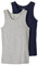 NAME IT Jungen Nkmtank Top 2p Noos Unterhose, Grey Melange /Pack:w/ Dark Sapphire, 86 EU