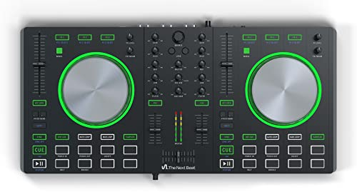 The Next Beat Controller - DJ Controller by The Next Beat - USB Powered - 4 Channels - Black